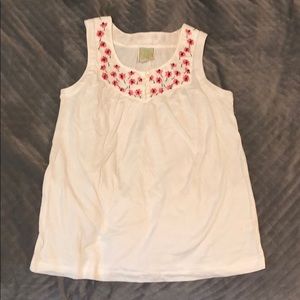 Adorable Anthropologie embroidered tank